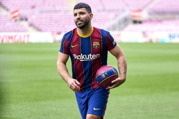 Barcelona confirm Aguero is out for 10 weeks.